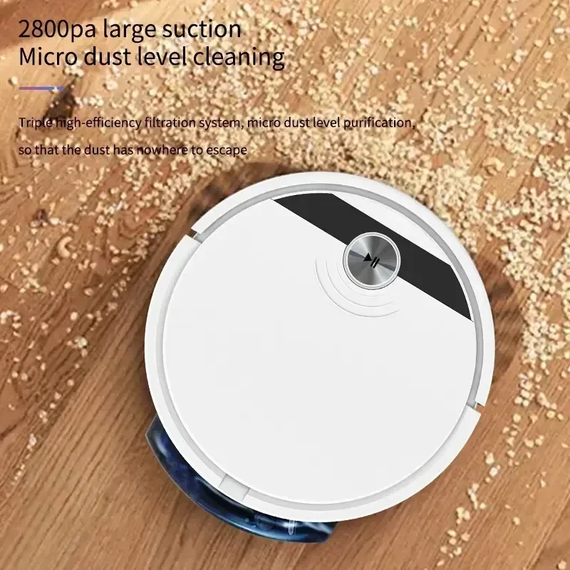 2024 NEW Robot Vacuum Cleaner APP Remote Automatic Control Sweeping Robot with Water Tank Sweep and Wet Mopping Vacuum Cleaning