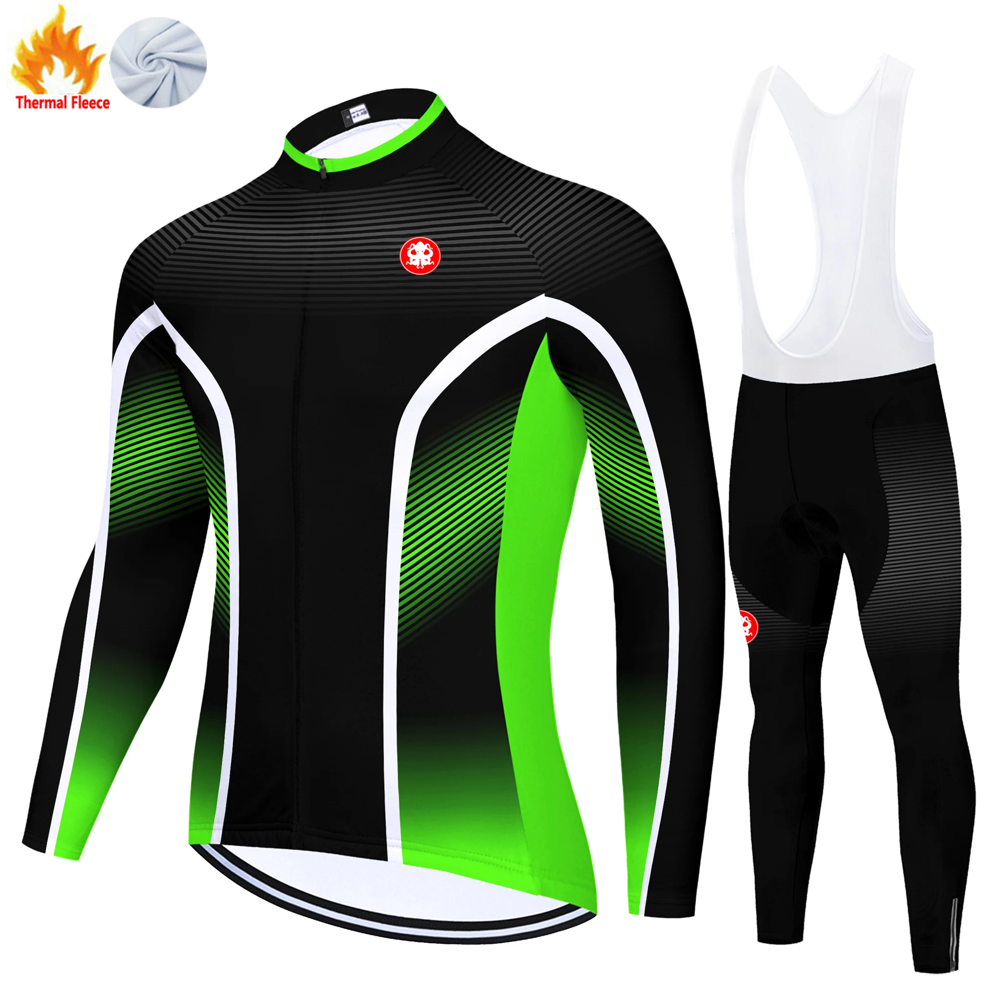 KRAKEN OCTOPUS cycling jersey Winter Thermal Fleece bretele ciclismo masculino tenue velo homme wielerkleding heren kit bike