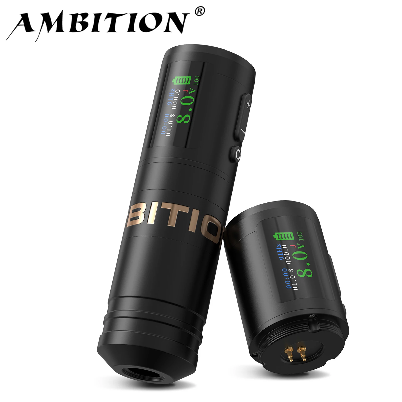 Ambition Ninja Ultra 2026 Coreless Motor Wireless Tattoo Machine Pen 1900mAh Billing Battery Straight Rod 4mm Stroke Tattoo Art