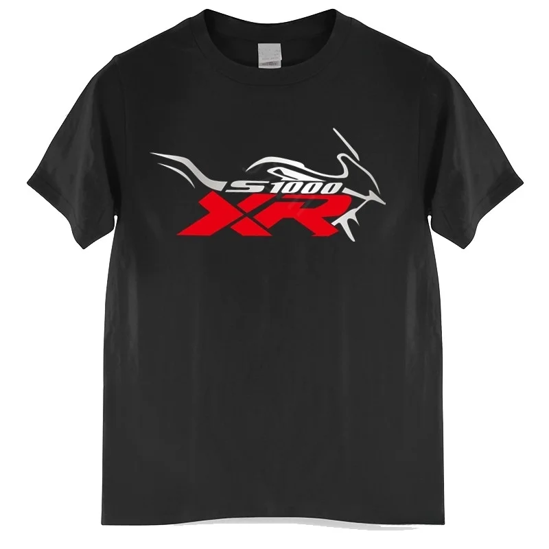 Motorrad S1000XR für Fahrer: Sommerliches Herren-T-Shirt mit Rundhalsausschnitt im Hipster-Stil – Lässiges Marken-T-Shirt für Männer – Detail 6