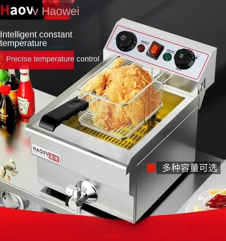 220V fryer Commercial electric fryer Large capacity electric fryer deep-fried dough sticks