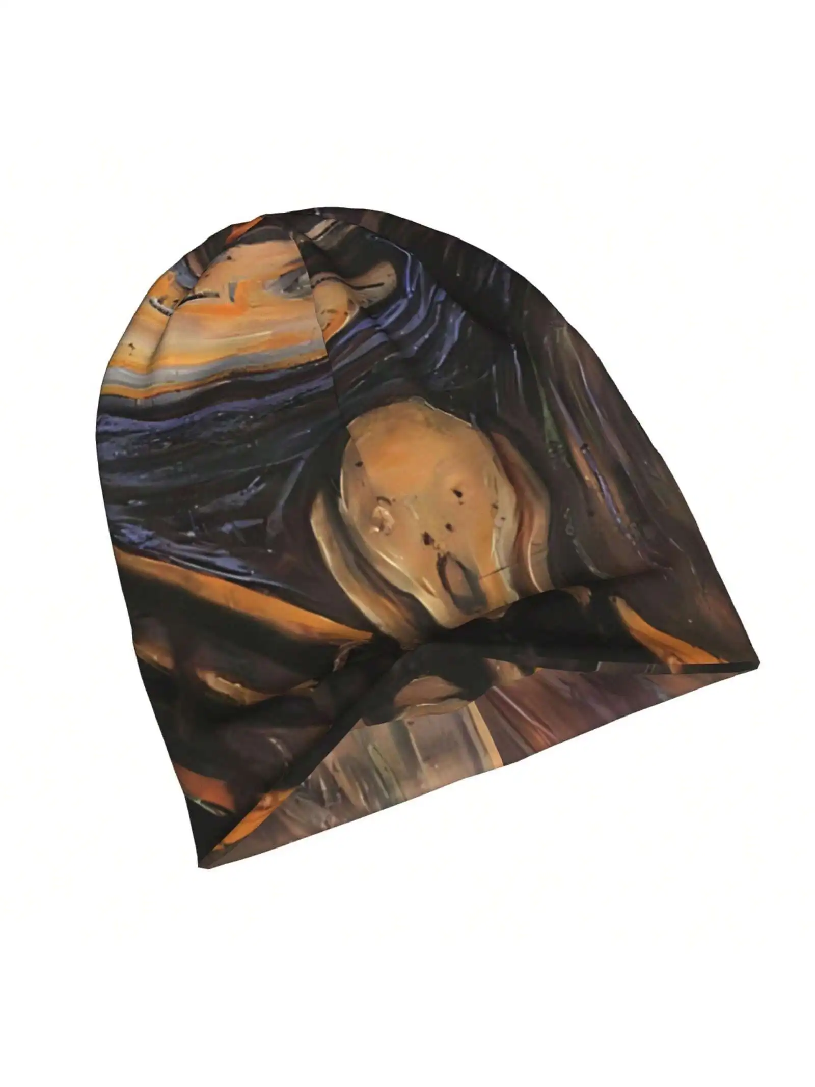 Hat The Scream By Edvard Munch Thin Caps For Men Women Scream Horror Movie Skullies Beanies Ski Caps Bonnet Hats