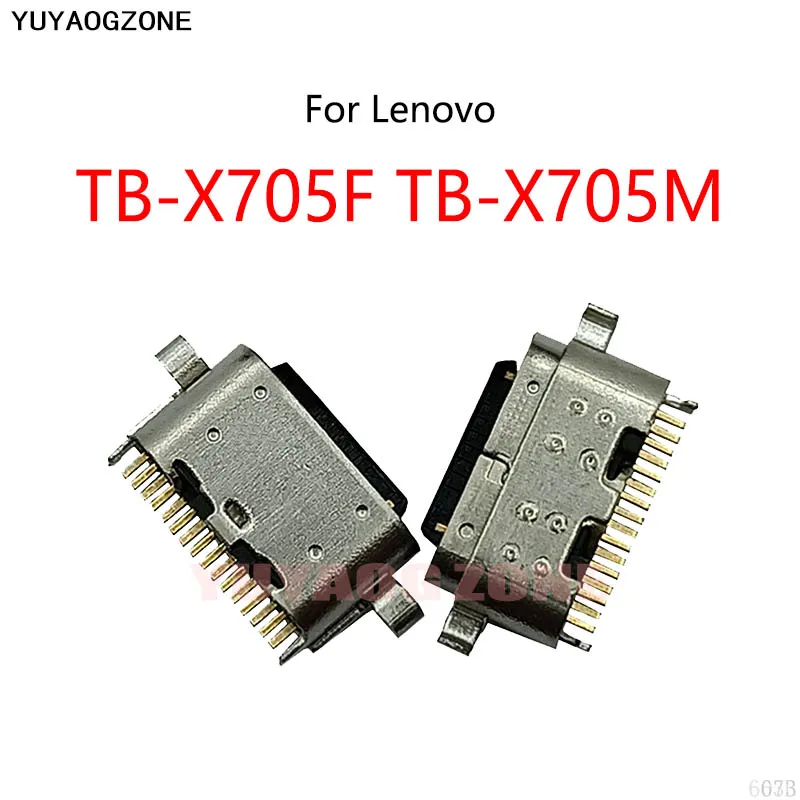 

2PCS/Lot For Lenovo Tab P10 X705F TB-X705F TB-X705M ZA44 Type-C 16 Pin USB Charging Dock Charge Socket Port Jack Connector