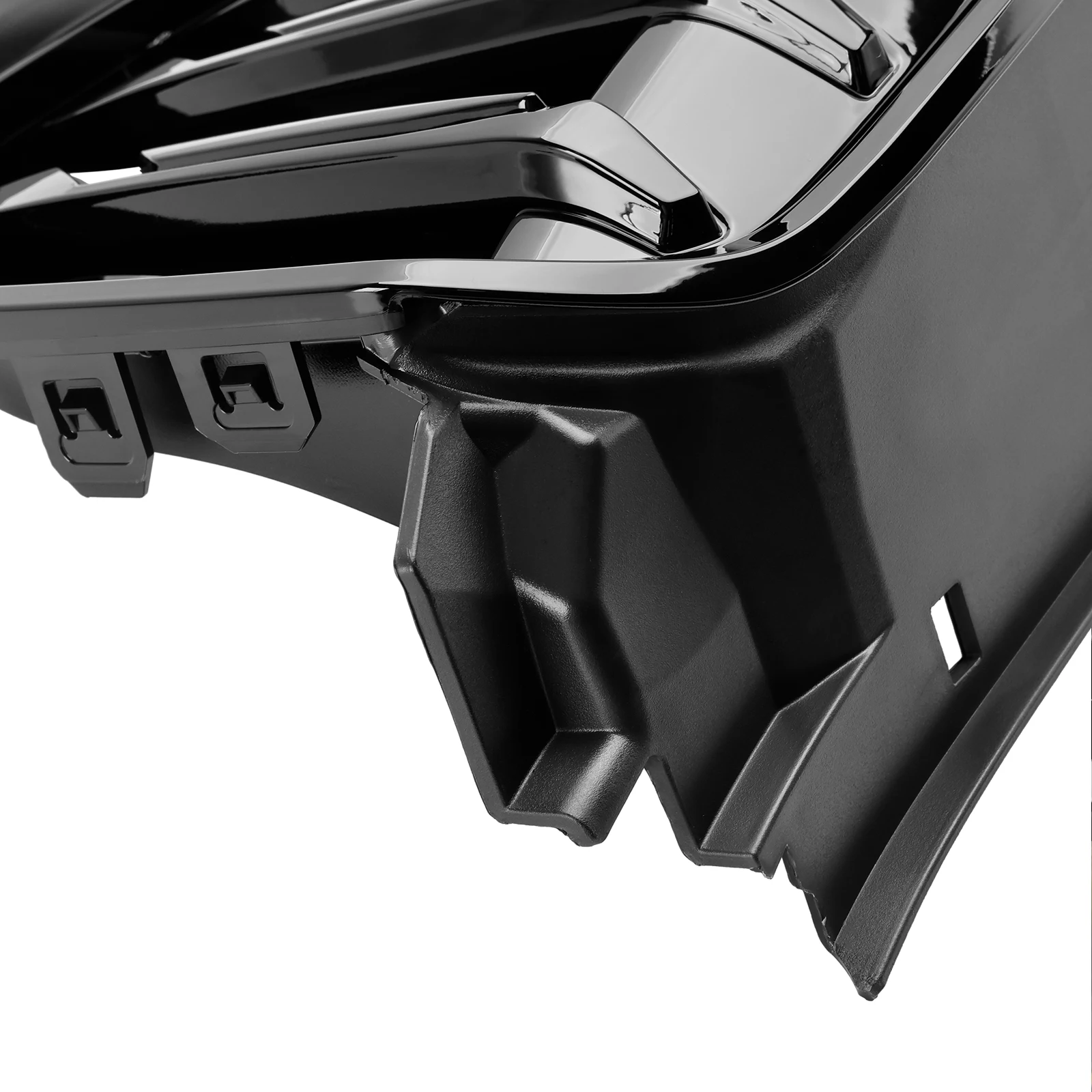 Artudatech المصد الأمامي الأسود اللامع شبكة الكلى مناسبة لسيارات BMW X1 U11 U12 2023-2024