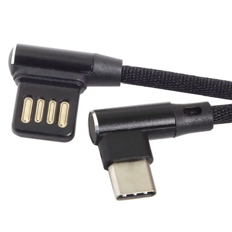 B76B 5 Pack USB-C 3.1 Type-C to Left Right Angled 90 Degree USB 2.0 Data Cable 15cm for Tablet & Phone