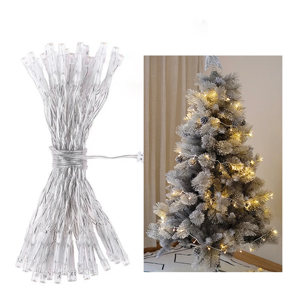 Luzes de corda led guirlanda usb ao ar livre à prova dwaterproof água luz de fadas gypsophila natal festa de casamento feriado jardinagem decoração