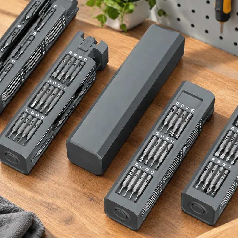 Precision Mini Screwdriver Set with 44 Pieces and Versatile Bits for Smartphone Maintenance