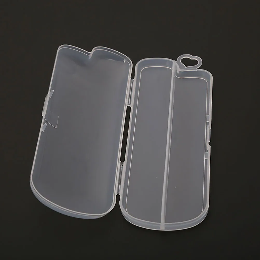 

5Pcs Baby Spoon Storage Box Double Compartment PP Plastic Case Organize Infant Tableware for Home Travel Outdoor