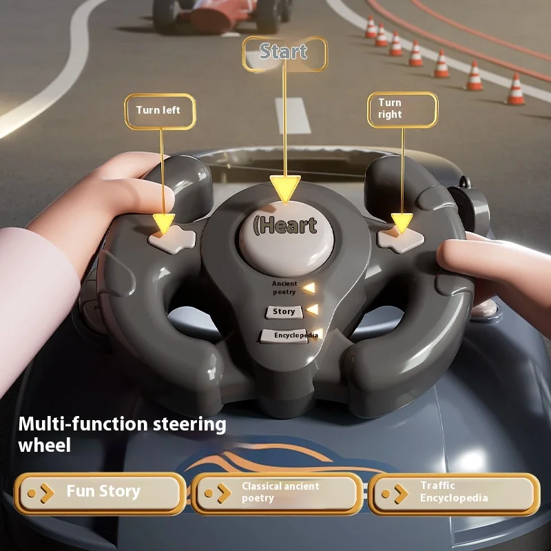 Новый детский руль, игрушки для вождения, автомобиль Dodge, электронное моделирование, гоночная приключенческая игровая консоль, детские игрушки, крутые подарки