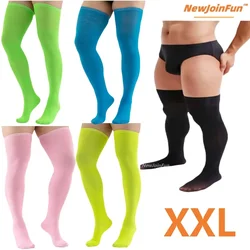 2026New Elastic Men's Plus Size Comfortable Over Knee Long Socks Thick Breathable Stockings for Man Daily Wear XL Spring Summer