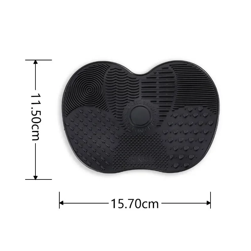 Makeup brush cleaning pad