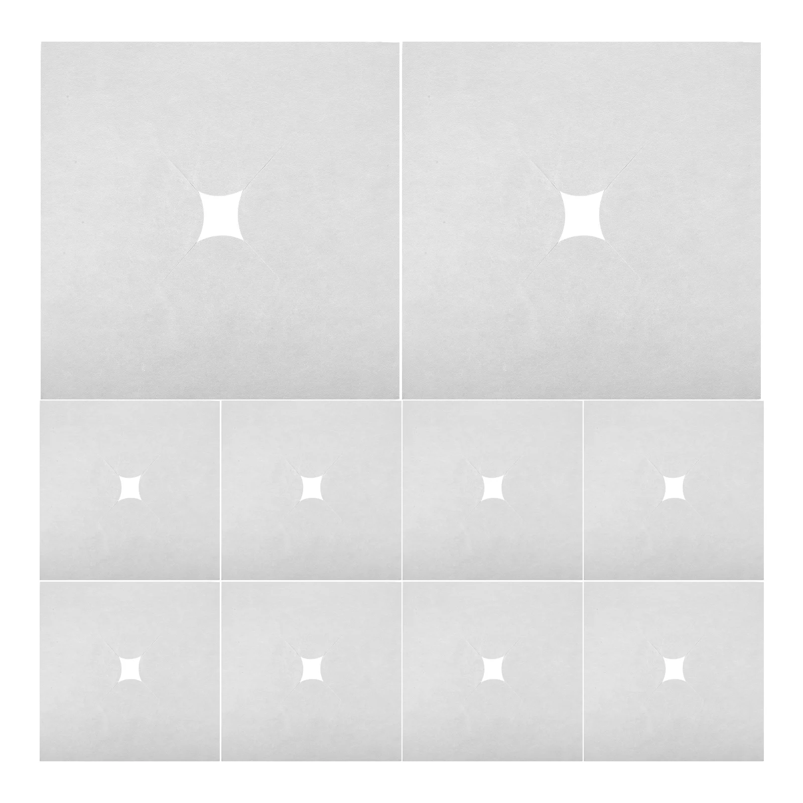 

100 Sheets Pillow Towel Massage Table Face Hole Covers Fiber Disposable Beauty Salon Spa Supplies Breathable Design