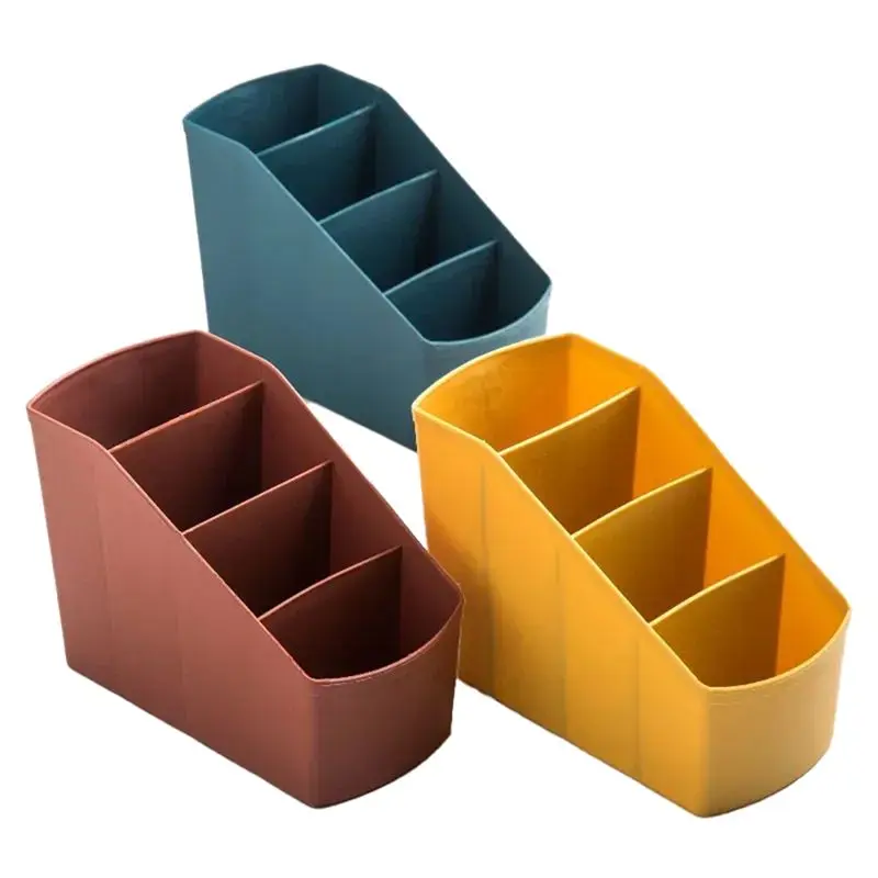 FLYY-Desktop-Aufbewahrungsbox, Aufbewahrungsbox für Fernbedienungen im Wohnzimmer, kleine Aufbewahrungsbox für Kosmetik, Schreib – Detail 1