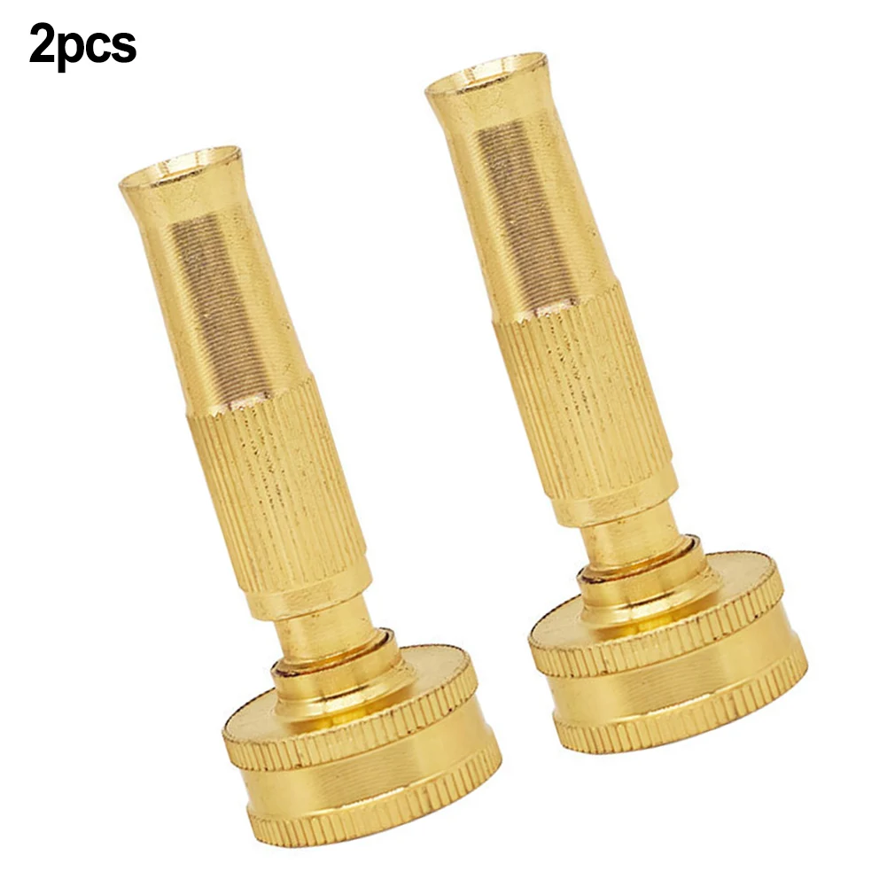 Solid Brass Construction For Garden Hose Nozzle with Dual O Ring Sealing System for Steady Uninterrupted Water Flow Outdoors