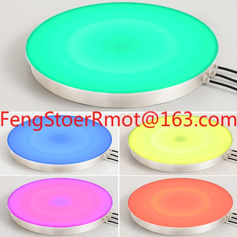 Portable circular rainbow dance floor LED brick light, consult customer service