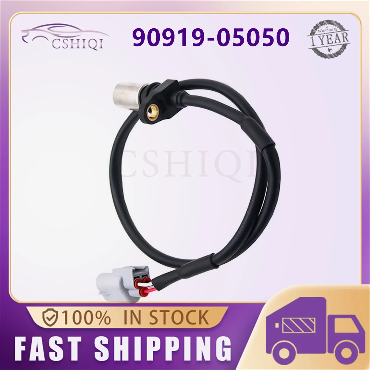 

90919-05050 Crankshaft Position Sensor Wire Plug For Toyota Hilux Hilux 1KD/2KD Lander Cruiser Hiace Dyna 9091905050 90919 05050