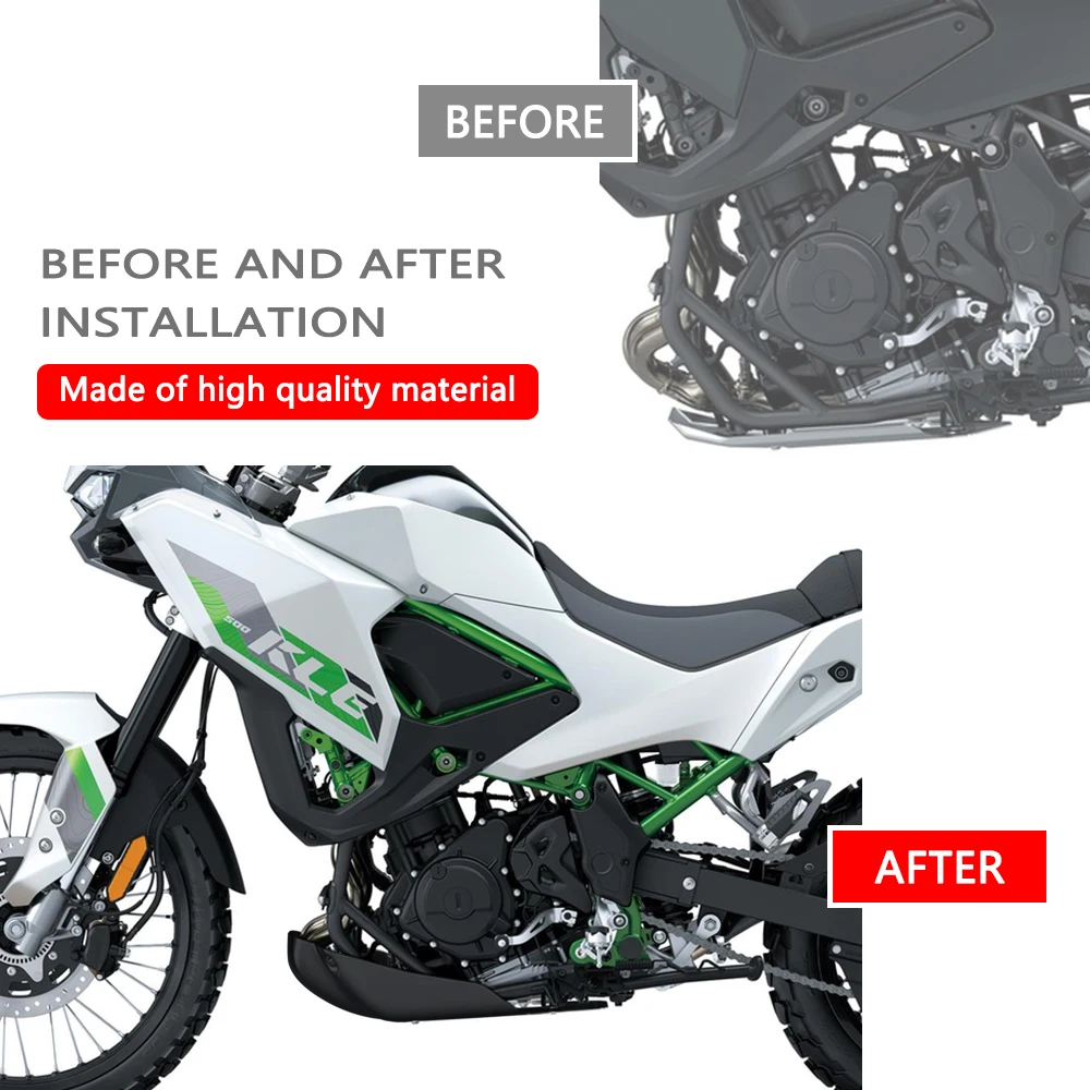 Lower Engine Guard Panel Band For Kawasaki KLE500 SE ABS KLE 500 2026 Motorcycles Engine Chassis Cover Underbelly Accessories