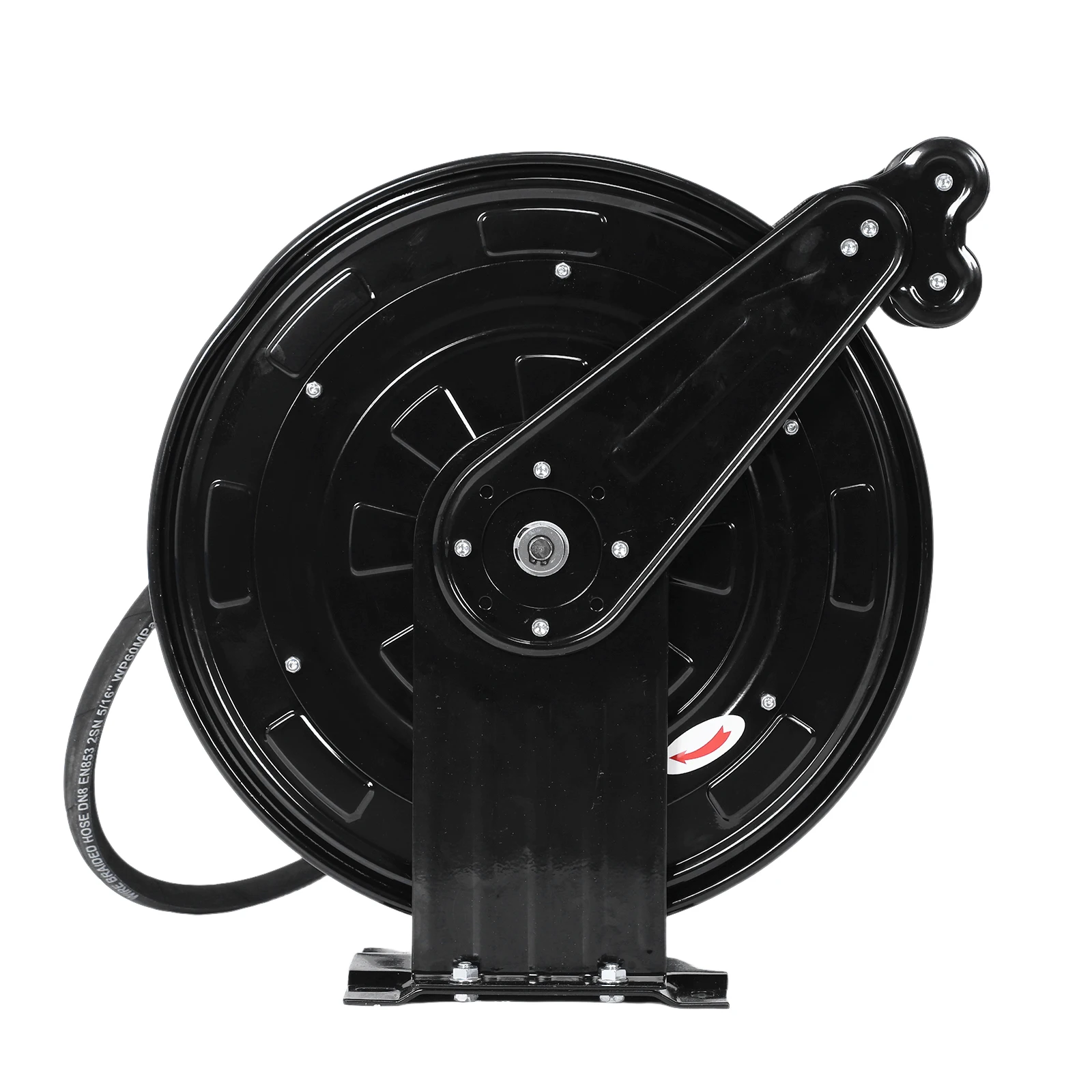Washer Hose Reel Auto Rewind Power Washer Retractable Hose Reel for Water/Air/Oil 4000 PSI