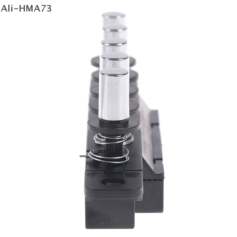 （YY）1Pc 2025 New Five-position Plug-in Button Switch For Range Hood Five-position Silver Switch Range Hood Switch