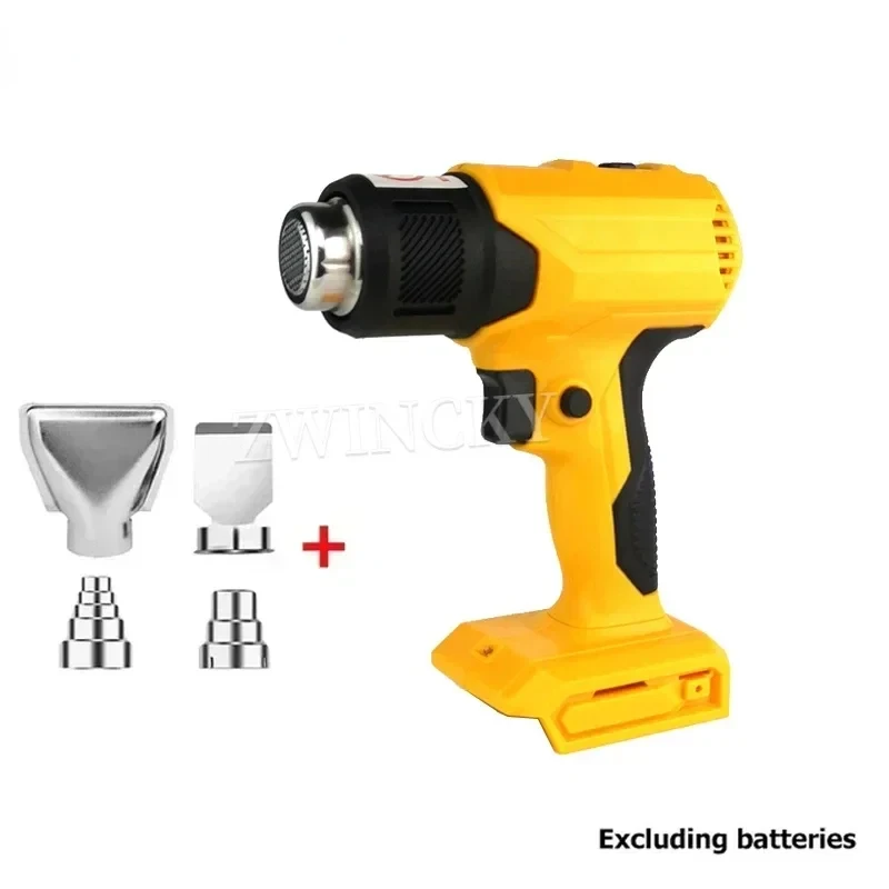 Handheld Hot Air Heating Machine For Makita 18V Battery Heat Gun with 4 Nozzles Industrial Home Hair Dryer Heat Air Machine