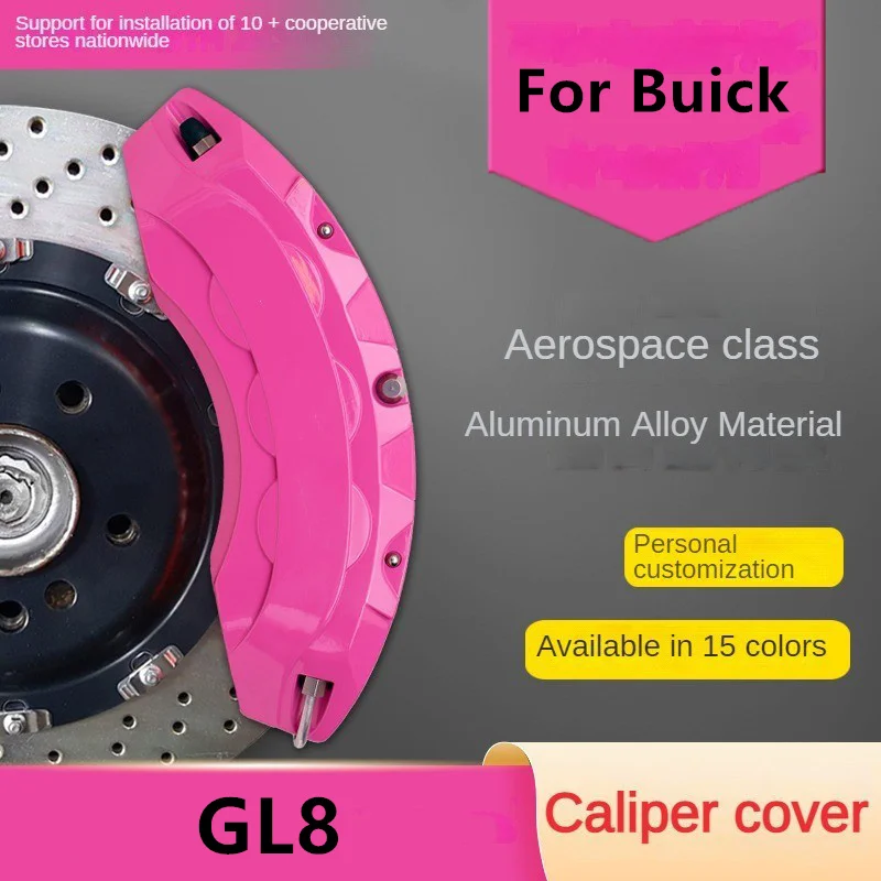 For Buick GL8 Aluminum Car Brake Caliper Cover fit 2.4L CT LT BASE 25S ES 28T Avenir2011 2012 2013 2014 2014 2015 2017 2018