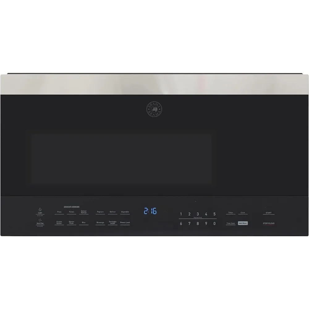 Microwave Oven 1000-Watts Over the Range with Sensor Cook and Defrost, Pre-Set Cooking Modes, Child Safety Lock