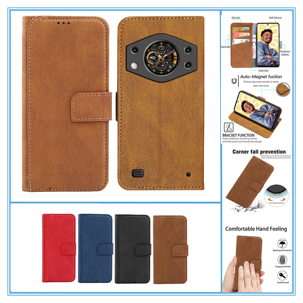 Etui na telefon Cubot KingKong AX Fundas skórzany portfel celular Cover Etui Cubot KingKong AX Book Skin Cubot KingKong AX Cover