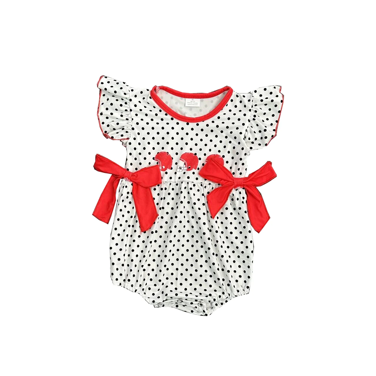 Children Clothes Helmet Pattern Boys Girls Boutique Short Sets Summer Girls Dresses Baby Rompers