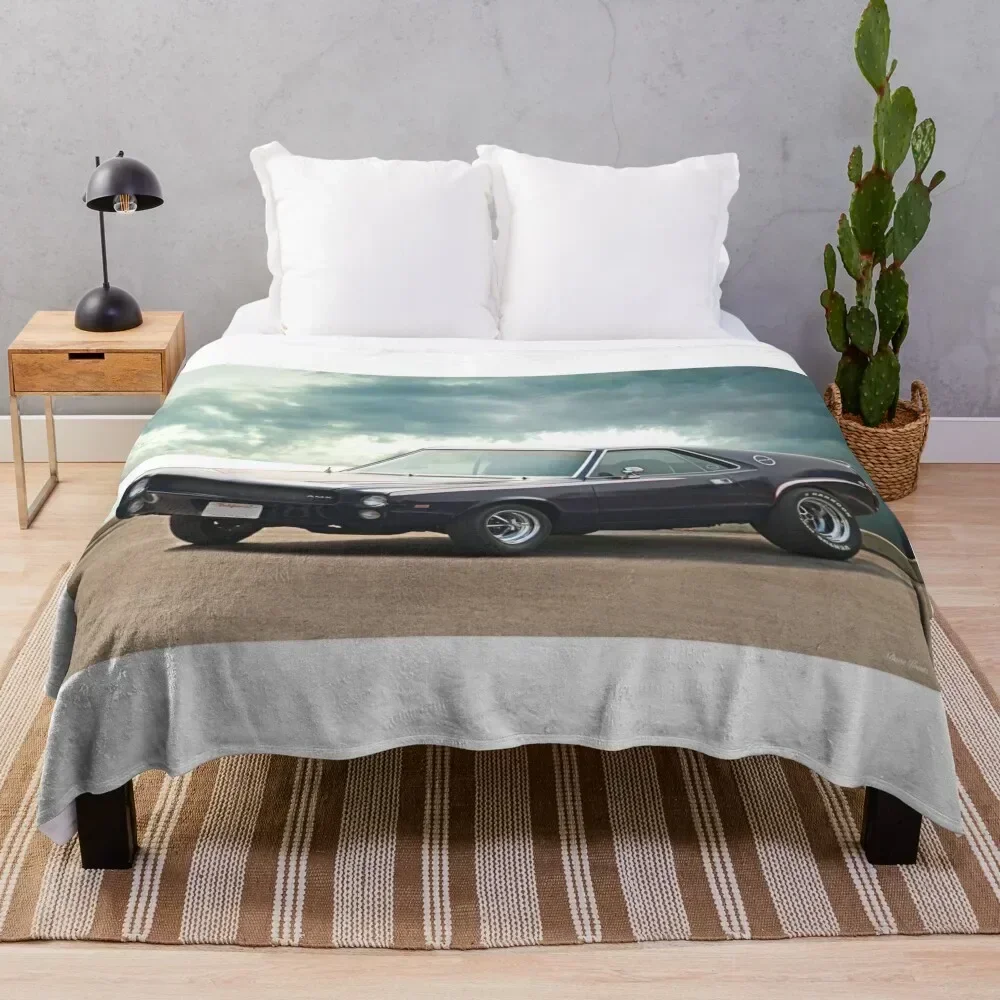 

1968 AMC AMX GT Throw Blanket Cozy Light Blanket for Travel Camping Picnic