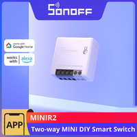 Sonoff Mini R2 Sonoff Light Switch Wifi Smart Switch Sonoff MiniR2 Remote Control 2-Way Timer Wireless DIY Switch Ewelink APP