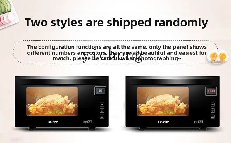ZML Microwave Oven Household Pull-Down Door Microwave Oven and Grill Combo