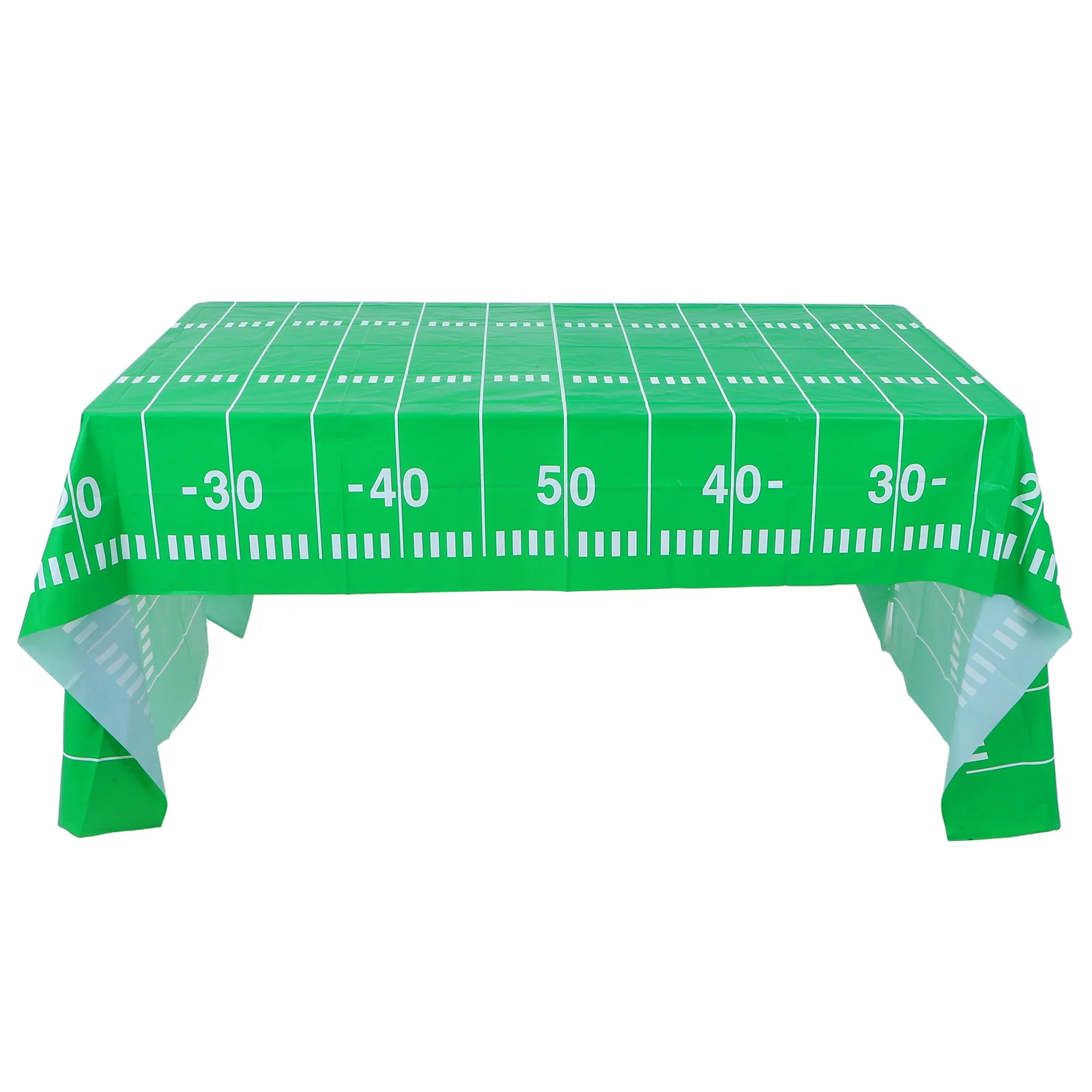 

Disposable Football Rugby Themed Tablecloth Waterproof For Super Bowl Birthday Party Decor Indoor Outdoor Table Cover 137x274cm