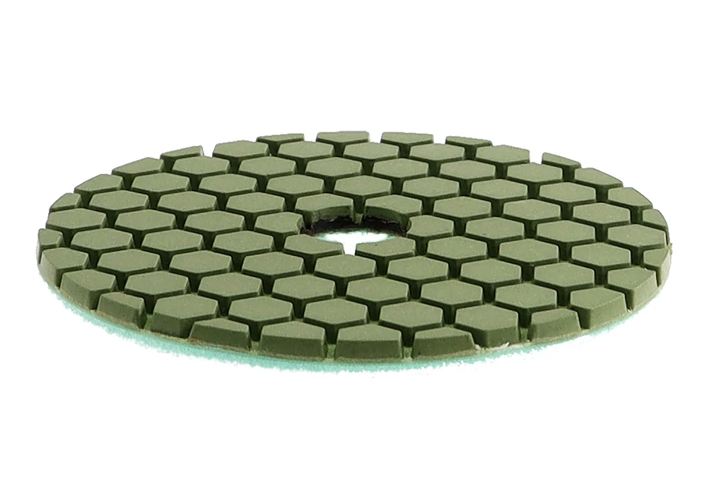 4 Stück 4-Zoll-Super-Polierscheiben, 4-Stufen-Nasspolierscheiben für Granit, Marmor, Stein und Beton, 100-mm-Schleifscheibe. – Detail 7