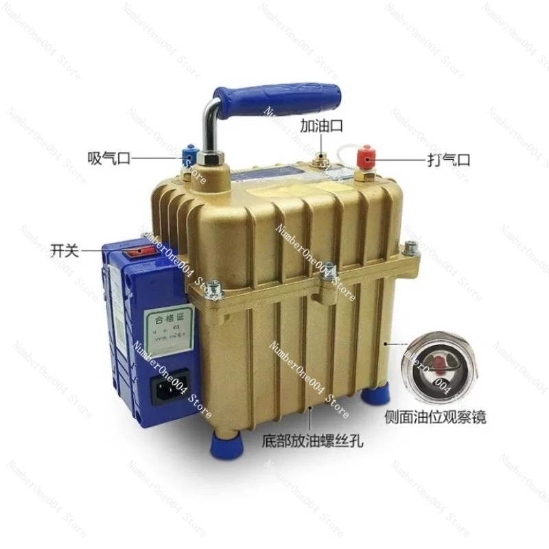 

For Water Pipe Pressure Leak Detection Pump Silent Air Pump Floor Heating Water Leakage Detection Pressurized Booster Special