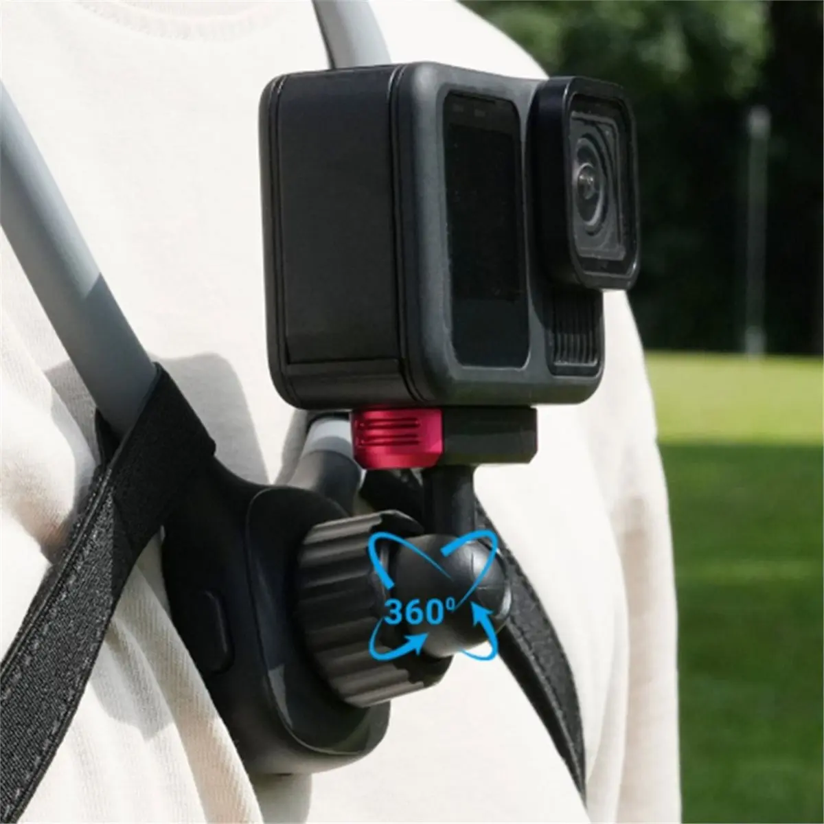 11·11COUPON 360° Rotation Neck Mount Holder for 13 Action Camera Support Horizontal Vertical Camera Accessories
