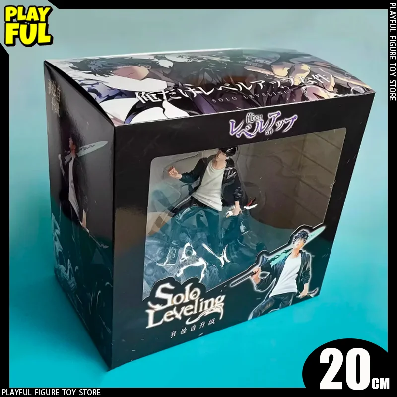 

В наличии Solo Leveling Sung Jin-Woo Shadow King Аниме Фигурка 20 см Shadow King Sung Jin-Woo Фигурка Кукла Пользовательские игрушки Подарок