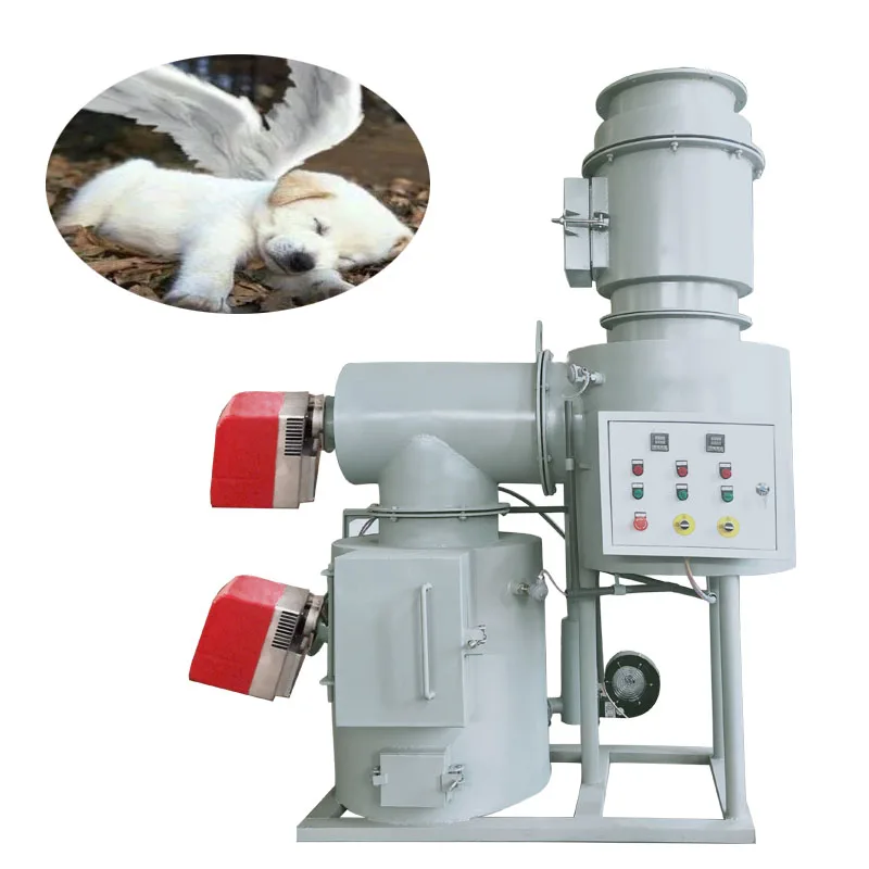 Animal Carcass Incinerator Pet Cremation Equipment for Farm Veterinary with Low Emission