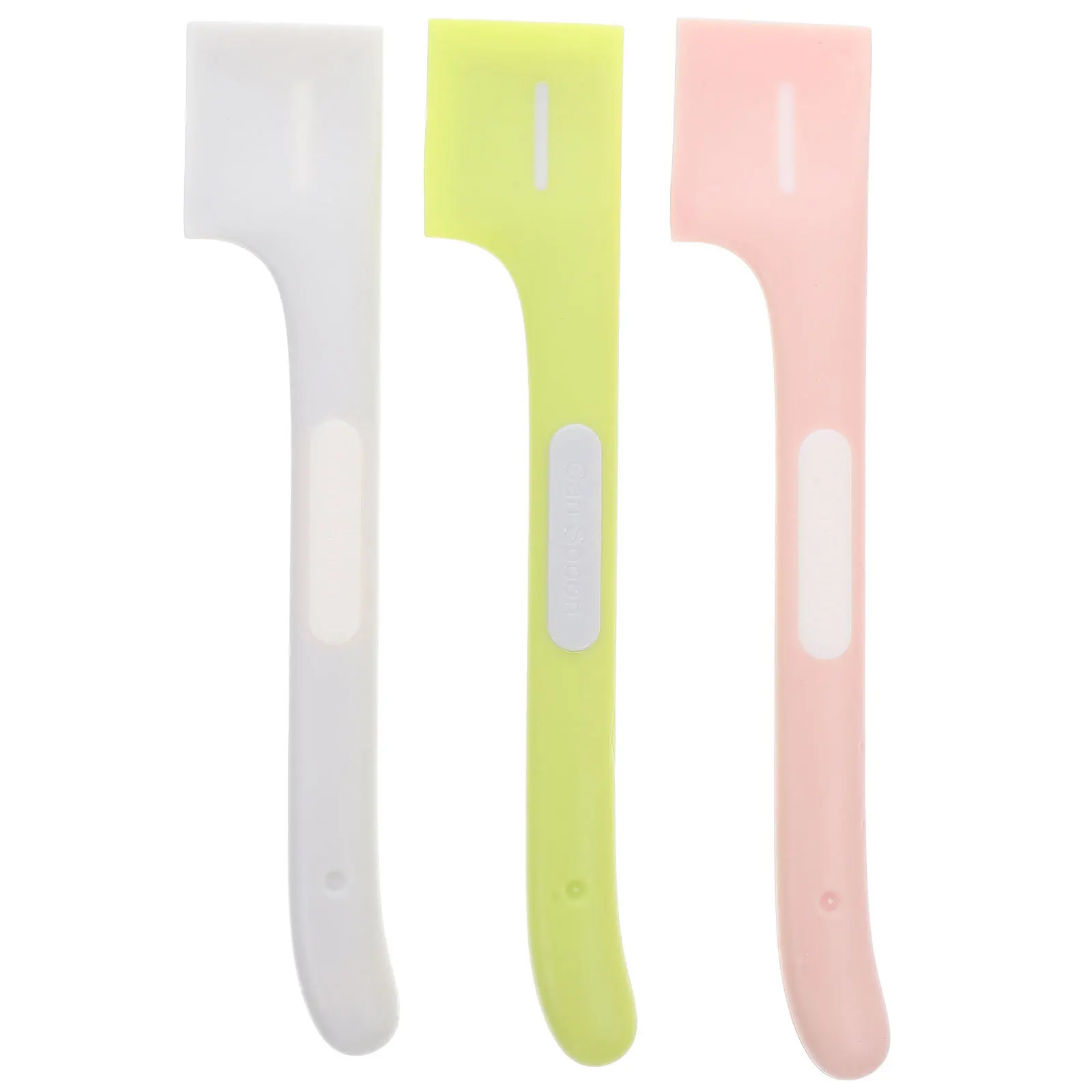 

3pcs Pet Food Spoon For Cats Dogs Stainless Steel Lever Design Reaches Bottom Corners Pet Feeding Supplies Mixing Tool