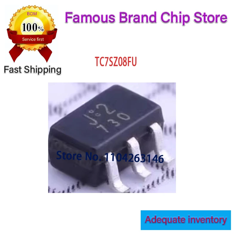 J2 New and original TC7SZ08FU TC7SZ08 SOT-353 80PCS