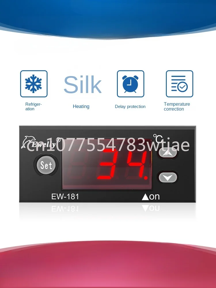 Temperature controller EW-181 digital intelligent fully automatic temperature control switch for fish pond hot and cold