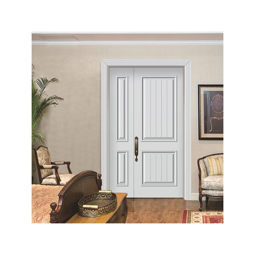 

Good Quality Modern Unequal Double Door External Double Entry Front Leaf For House Exterior Door Doors For Houses