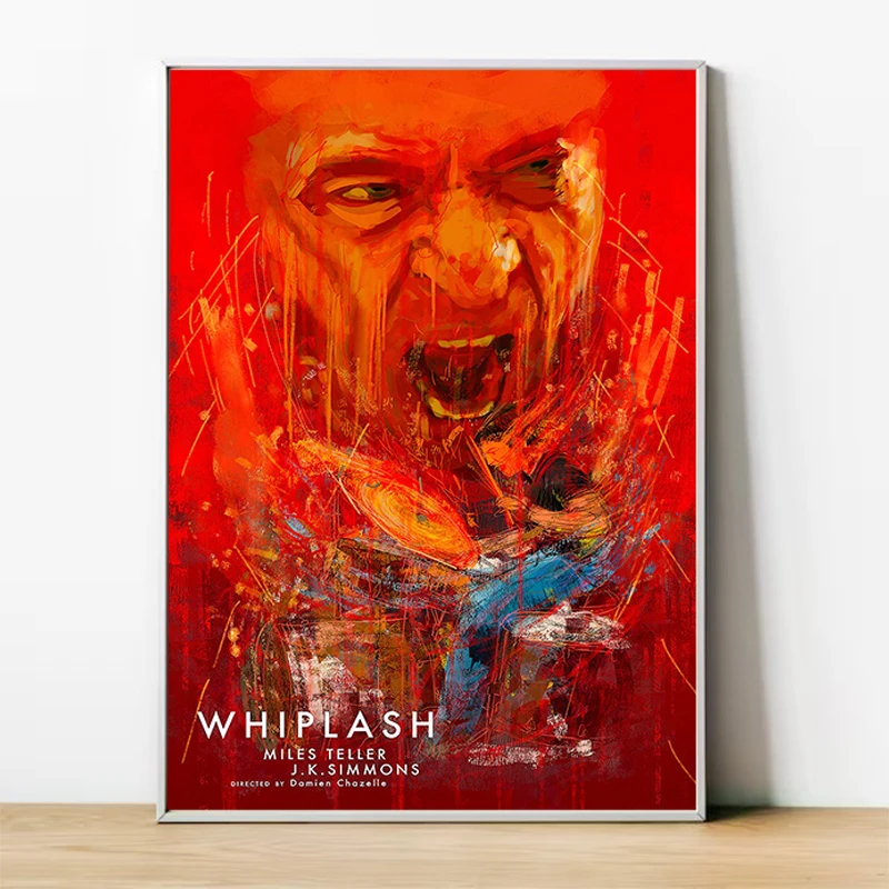 

Whiplash Movie Poster Large Paintings Modern Living Room Decoration Home Decorations Decorative Prints Wall Painting Canvas Art