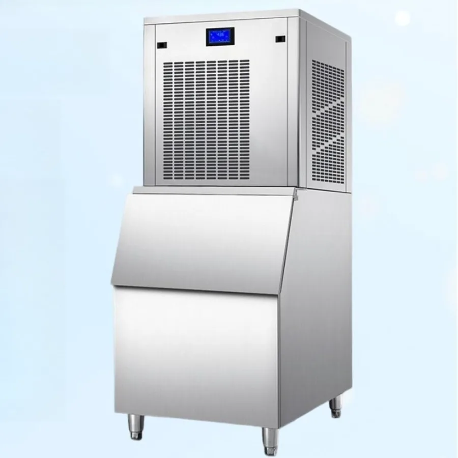 Portable Stand-mounted Ice Maker Cream Cone Silent Fully Automatic Ice Maker Operation Commercial Furniture Eismaschine ZYZBJ60