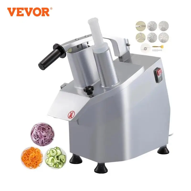 VEVOR Electric Vegetable Cutter Slicer Chopper Shredder Grinder Pellet Machine for Kitchen Tools And Appliances Food Processors