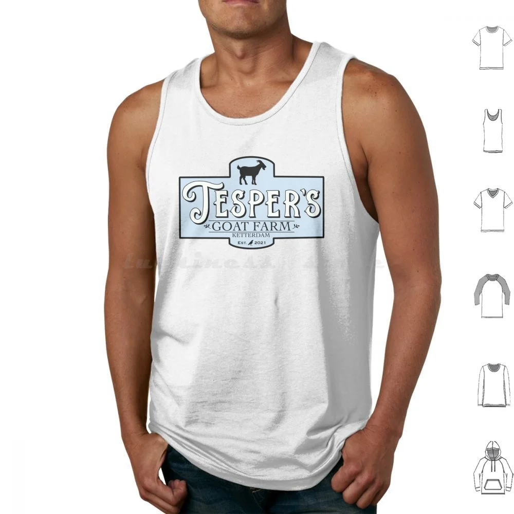 Jesper’s Goat Farm Tank Tops Vest Sleeveless Grishaverse Milo And Jesper Goat Farm Farm Milo The Goat Shadow And Bone Farm