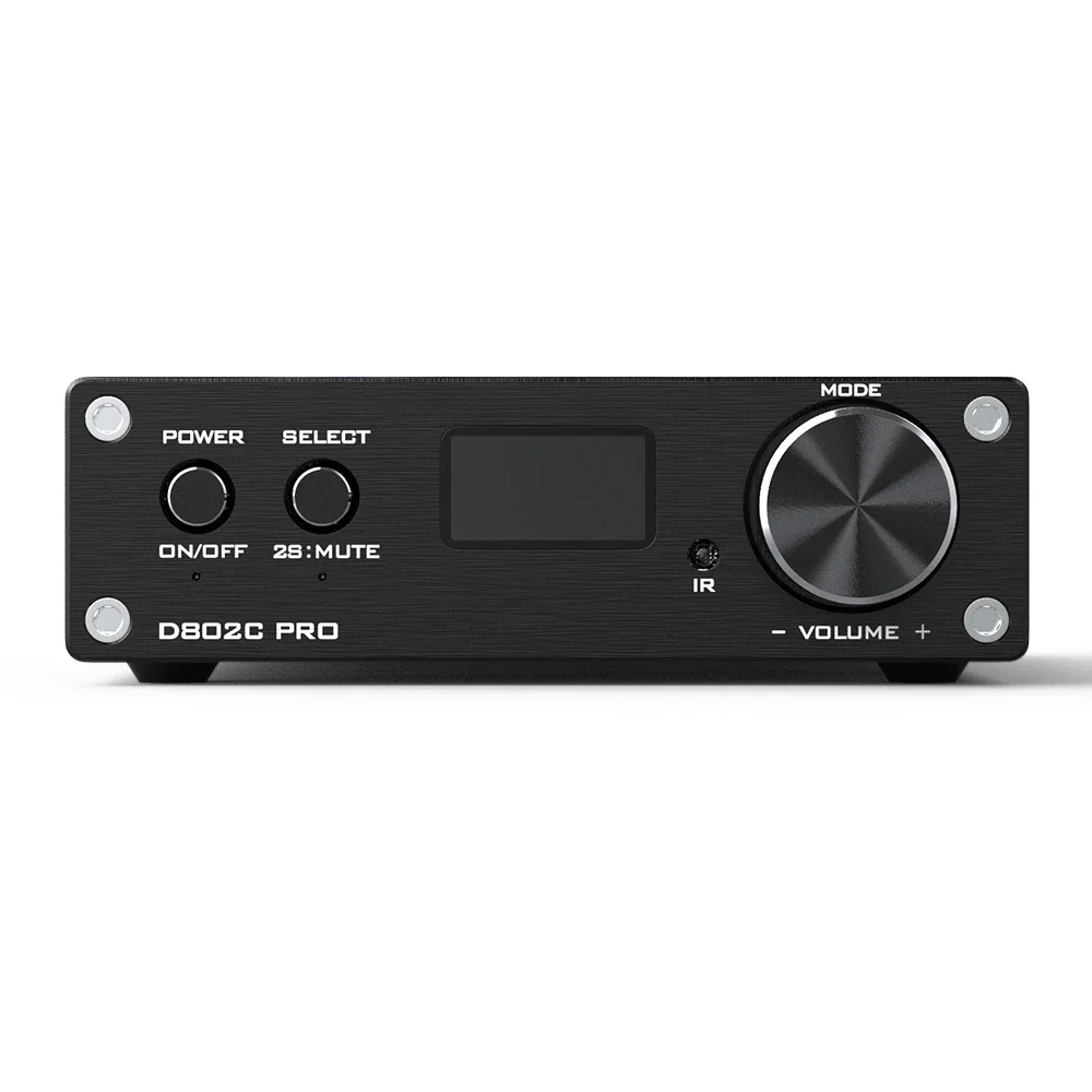 

D802C PRO Hifi Blue tooth DAC Amp 24Bit 192kHz 80W Class D Full Digital Amplifier with Remote Control for Passive Speak