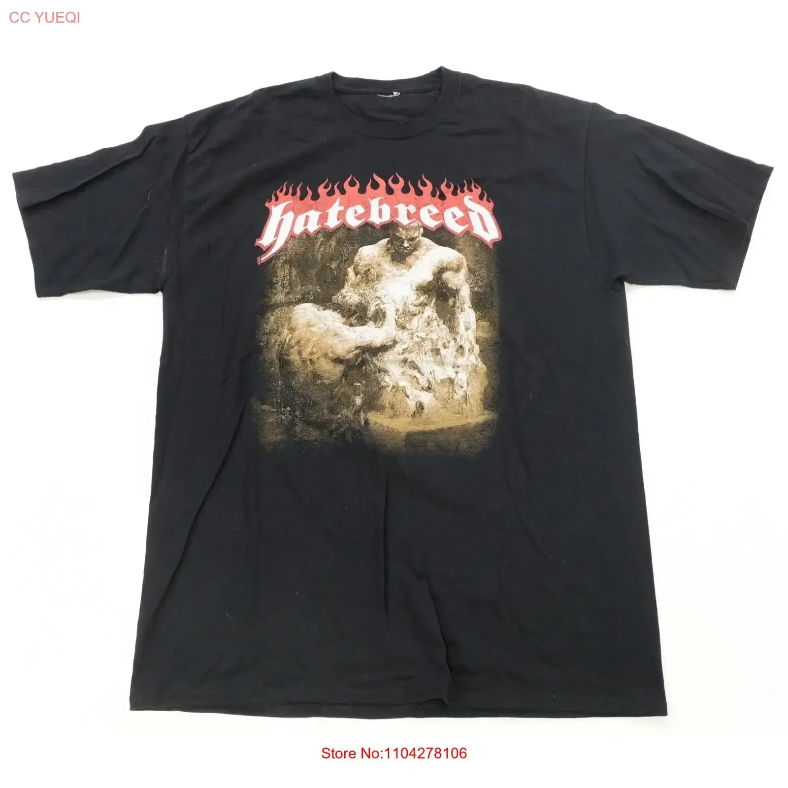Rare VTG Hatebreed Lift the Weight of False Self T Shirt 2010s Band Black XL vintage Washed Comfortable Unisex Versatile homme