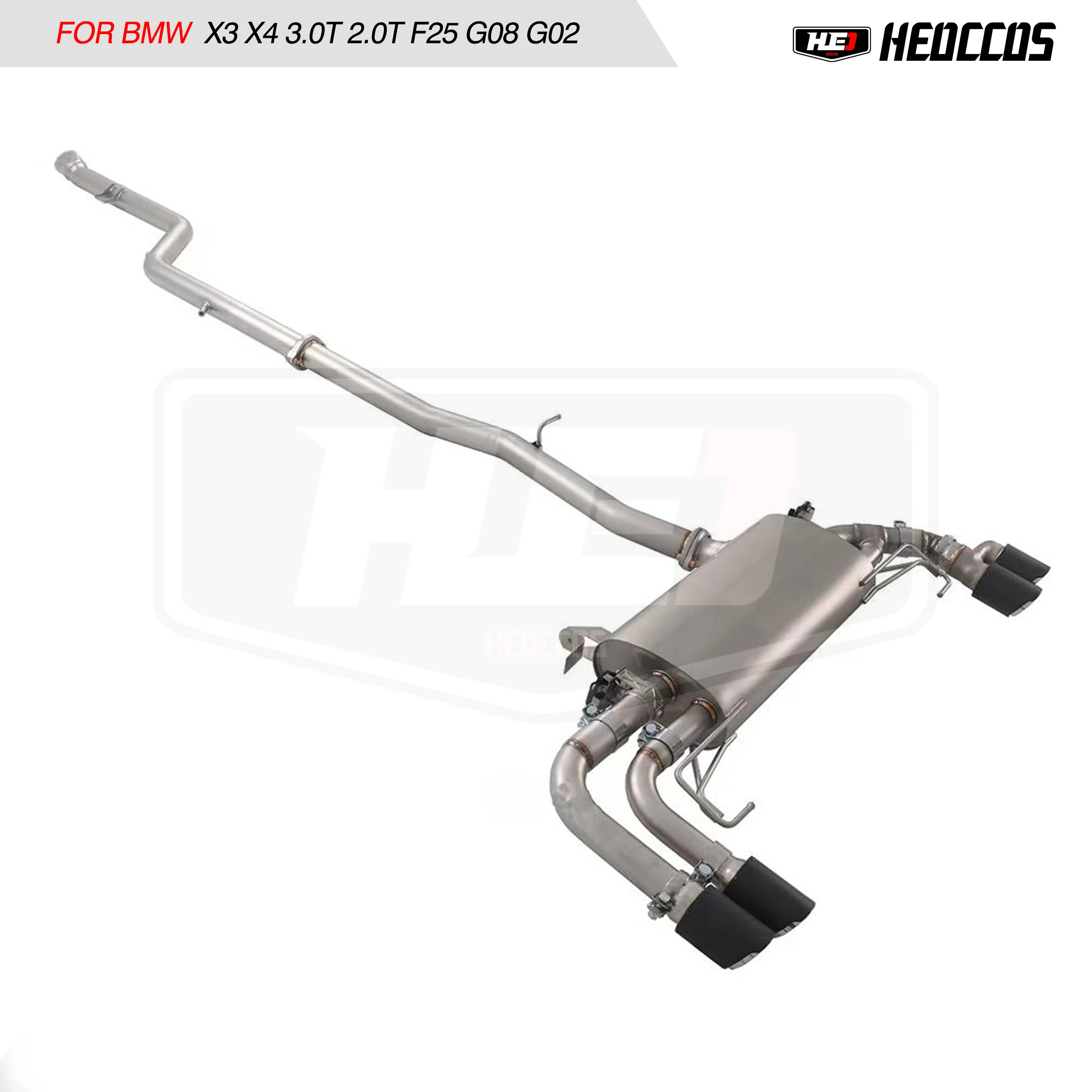 HEO Catback Exhaust For BMW X3 X4 3.0T 2.0T F25 G08 G02 Exhaust valve control Exhaust System