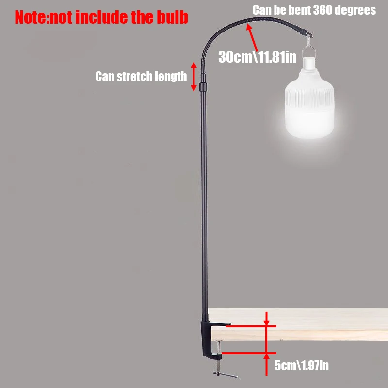Outdoor light stand camping lamp holder convenient telescopic lamp pole stall lamp holder night market desktop lamp holder