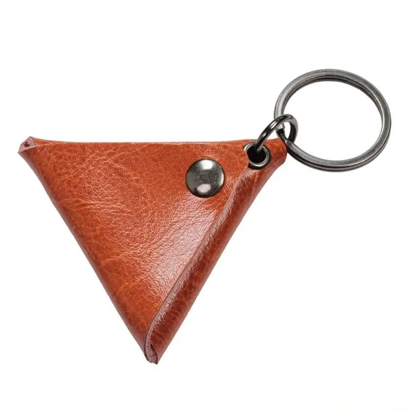 31BE Convenient Guitar Pick Holder Guitar Pick Case Triangular Soft Guitar Pick Portable Guitar Pick Container